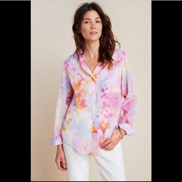 Anthropologie Pilcro Tie Dye Shirt - M